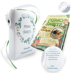 ZESTAW Biblia prezent na Komunię, Pismo Święte