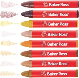 Baker Ross FX819 Kredki w odcieniach skóry -