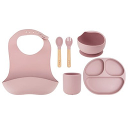 MOMI Zestaw naczyń Ami Różowy