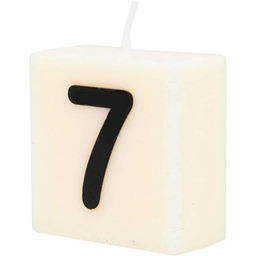 PD-Party 7040007 Scrabble Typ Świeca Numeryczna Impreza Dekoracje