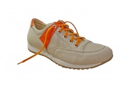 Buty sportowe beżowo - pomarańczowe nr.38