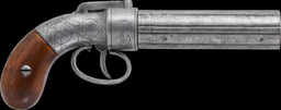 PISTOLET PIEPRZNICZKA SYGNOWANY ALLEN & THURBER 1837r. (K8652)