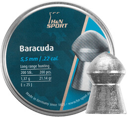 Śrut 5,5 mm Diabolo H&N Baracuda 200 szt.