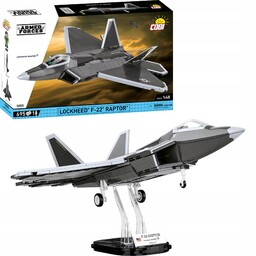 Klocki Cobi 5855 Myśliwiec Lockheed F-22 Raptor 695