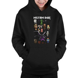 Minecraftowa ekipa - dziecięca bluza na prezent
