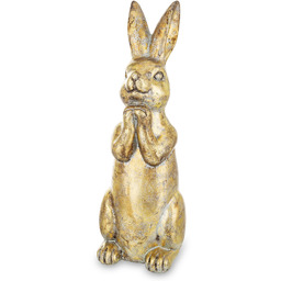 Figurka dekoracyjna królik wielkanocna ceramiczna 49x16x16 163871