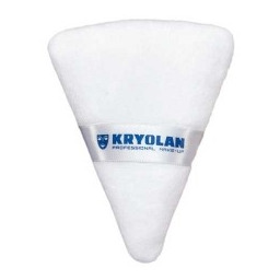 Kryolan, puszek do pudru, trójkątny