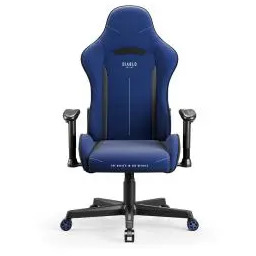 Diablo Chairs X-Starter Gamingowy do 136kg Tkanina Granatowy