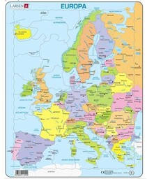 LARSEN Układanka Maxi Europa Mapa Polityczna LA-A8PL (37