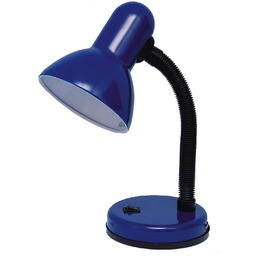 Lumes Niebieska lampka do biurka z ruchomym ramieniem
