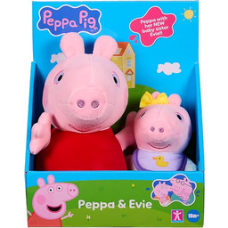 Zestaw pluszowych zabawek Peppa Pig 2 Peppa
