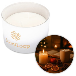 Świeca zapachowa z wosku sojowego ScentLoop Christmas Home