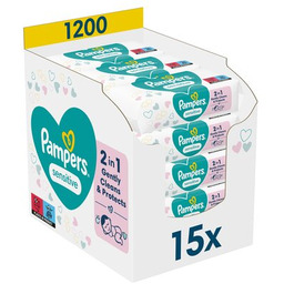 PAMPERS Chusteczki nawilżane Sensitive (1200 szt.)