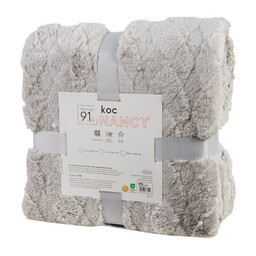 Design 91 Koc narzuta 170x210 Nancy srebrny