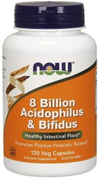 NOW 8 Billion Acidophilus & Bifidus probiotyk 120