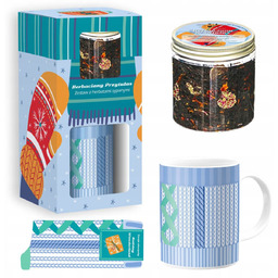 HERBACIANY PRZYTULAS zestaw herbat z akcesoriami - prezent