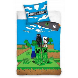 Pościel Minecraft 160x200 Alex Stiff Enderman Creeper