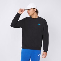 NIKE BLUZA FDTN CREW BLK BLU SWEATSHIRT