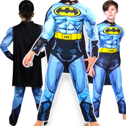 Strój dla Chłopca Przebranie Batman Peleryna Gruby
