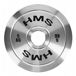 Talerz olimpijski stalowy kalibrowany TOS50 5 kg Hms