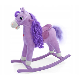 Koń na biegunach Milly Mally Princess fioletowy