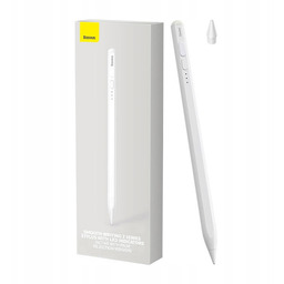 Pen Aktywny Baseus Stylus Z Wskaźnikiem Baterii Srebrny