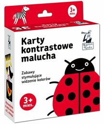 KAPITAN NAUKA Karty edukacyjne Kontrastowe Widzę kolory