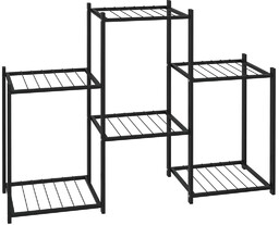 Elior Minimalistyczny czarny kwietnik z metalu E6-B98
