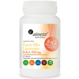 ALINESS Kwas Alfa Liponowy R-Ala 200mg 60tabs