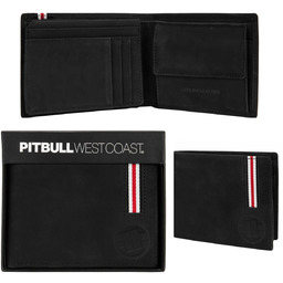 Męski Portfel Skórzany Pitbull Lin Wood 2 Czarny