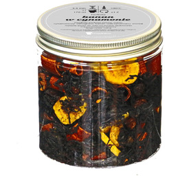 Czarna herbata BANAN W CYNAMONIE winogrona banan laski