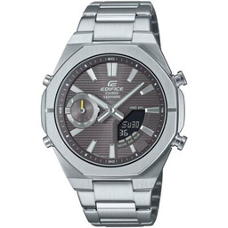 CASIO Zegarek Casual Edifice ECB-S10D-8AEF Srebrny
