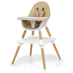 Krzesełko do karmienia 2w1 Malmo Beige