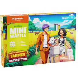 Marioinex klocki WAFFLE mini FARMER - Czas Zbiorów,