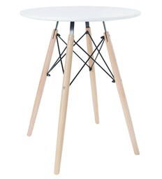 STÓŁ TODI OKRĄGŁY 60CM 3366 BIAŁY