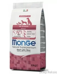 Monge Monoprotein Wołowina z ryżem 2,5kg