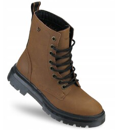 BOTKI buty damskie WRANGLER wysokie TRAPERY trzewiki DAKOTA