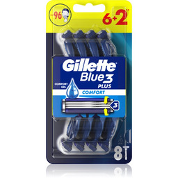 Maszynki Gillette Blue 3 jednorazowe 6 + 2szt