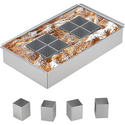 Relaxdays Forma do pieczenia cyfr i liter, aluminium,