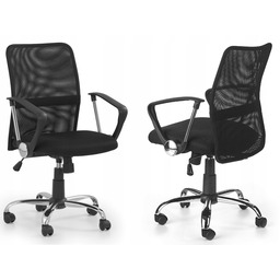 Krzesło biurowe młodzieżowe Tony czarny Halmar