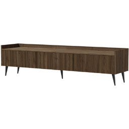 Szafka RTV 180 cm na nóżkach frezowane fronty