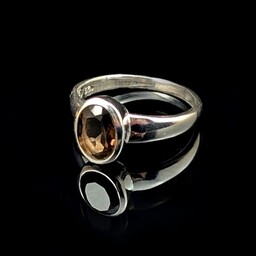 Pakamera Pierścionek subtelny kwarc dymny r.10