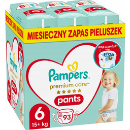 Pieluchomajtki Pants Premium Care 6, 15+ kg, 93