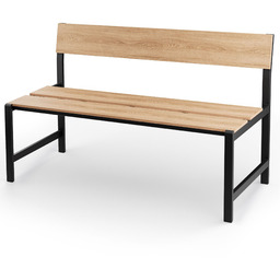 Ławka ogrodowa 130 cm Itri - Beżowa