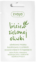 Ziaja Liście Zielonej Oliwki maska kaolinowa oczyszczająco-ściągająca 7ml