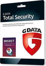Oprogramowanie G DATA Total Security 3PC 2lata karta-klucz