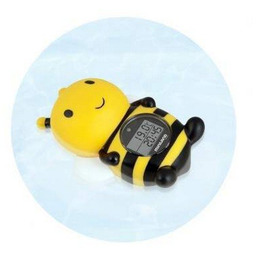 Miniland,Termometr kąpielowy i pokojowy z zegarem, Pszczółka