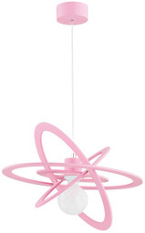 Lampa dziecięca wisząca ORLANDO PINK E27 wys. 90cm