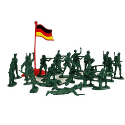 Zestaw Militarny Wojskowy Żołnierze Flagi