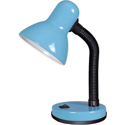 Lumes Turkusowa lampka na biurko z włącznikiem -